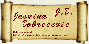 Jasmina Dobrečević vizit kartica